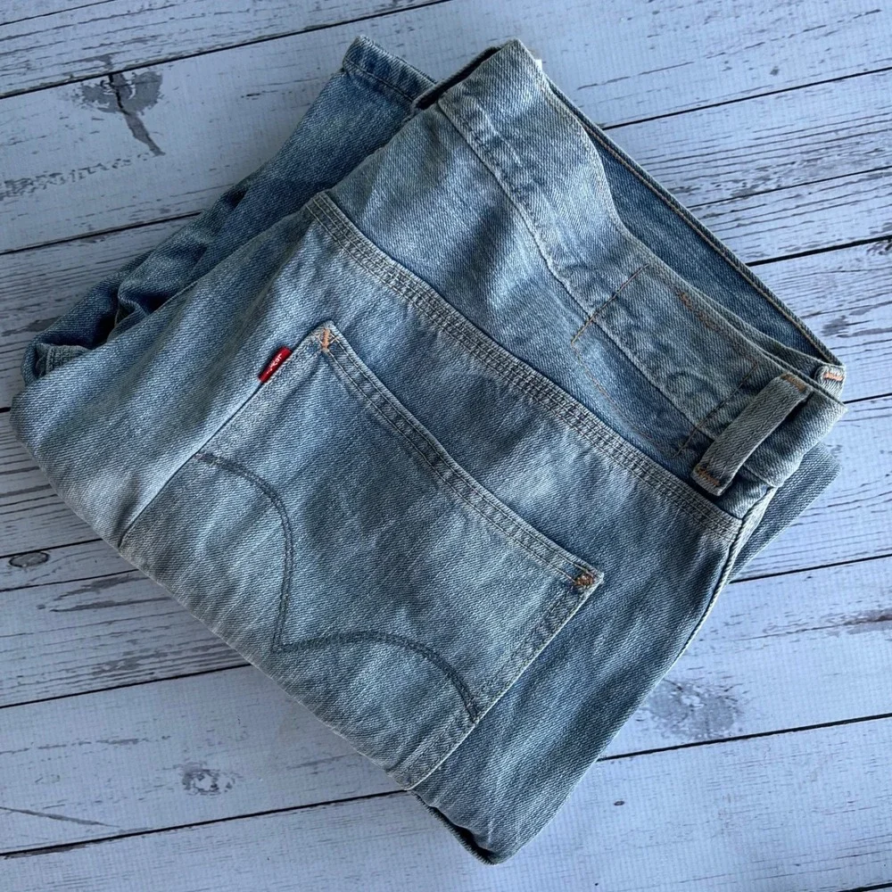 Vintage Levis Carpenter Loose Straight Y2K‎ Jeans Mens 36x30 Light Wash Denim